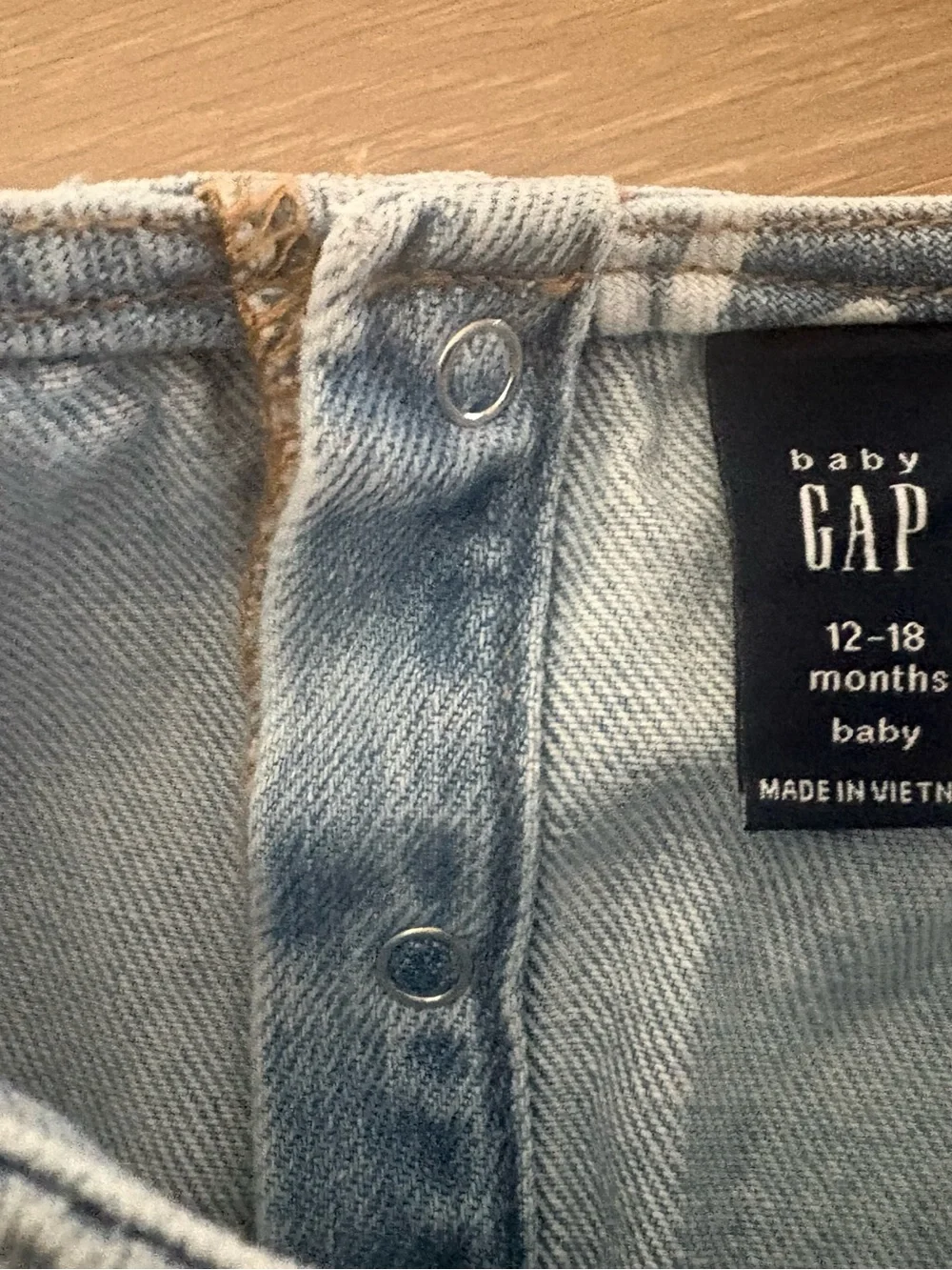 Baby Gap Girls' Blue Denim Daisy Print Dress